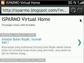 Blogspot dalam Format Mobile